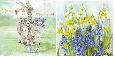 Набор для творчества Салфетки для декупажа Цветочная ностальгия - 2 шт. - фото 1