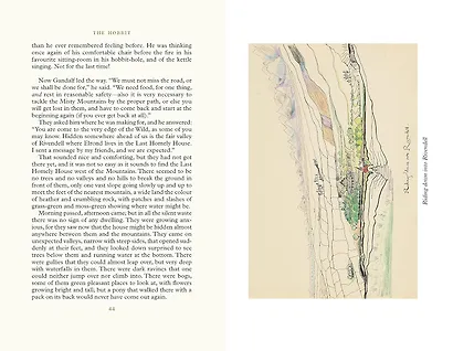 The Hobbit Illustrated by the Author (Tolkien Illustrated Editions) (+вкладыши) - фото 3