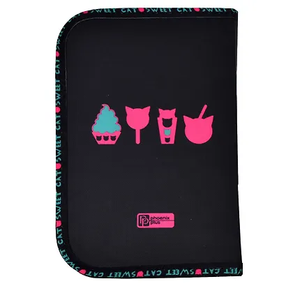 Пенал 1отд. "КОТОСЛАДОСТИ" 13.3*20*3.5см, ПВХ, полиэстер, молния, печать на молнии, печать по ранту, сублимац.печать - фото 5