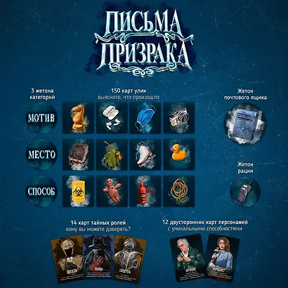 Настольная игра «Письма призрака», Экономикус - фото 8