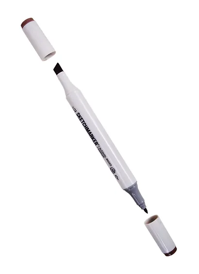 Маркер Sketchmarker двухсторонний на спирт.основе цв.BR42 Умбра - фото 3