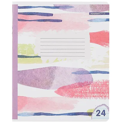 Тетрадь в линейку Academy Style, "Мемфис-акварель", 24 листа, в ассортименте - фото 5