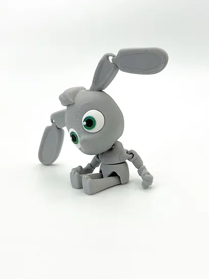 Фигурка 3D Зайчонок Скок (80005999) (6х9х2) - фото 4