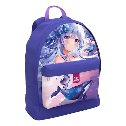 Рюкзак "Kawaii Whale" 1отд., 39*29*13см 1 карман, 290гр, Erich Krause - фото 1