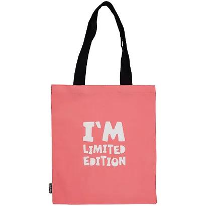 Сумка-шоппер Im limited edition цветная, текстиль 40см.*32см. - фото 1