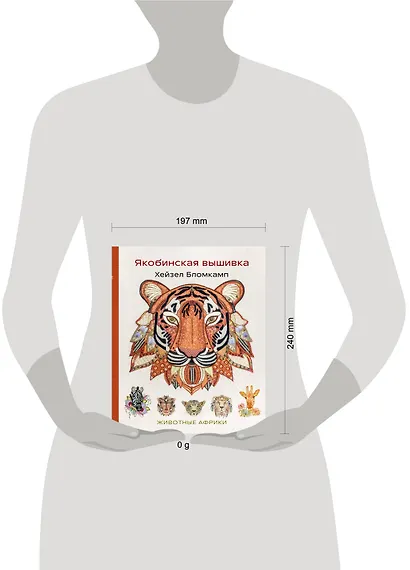 Якобинская вышивка Хейзел Бломкамп. Животные Африки - фото 12