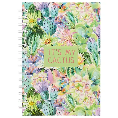 Тетрадь в клетку Hai Bin, Blooming cactus, 96 листов - фото 1