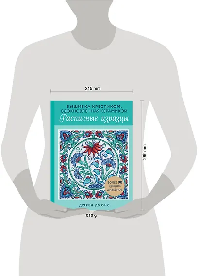 Вышивка крестиком, вдохновленная керамикой. Расписные изразцы - фото 12