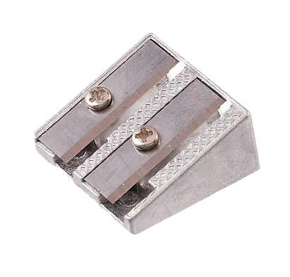 Точилка 2 отверстия, металл - фото 3