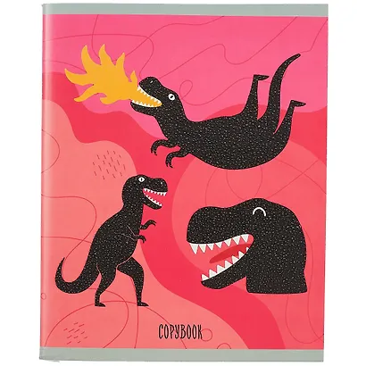 Тетрадь в клетку Listoff, "День Dino", 96 листов, в ассортименте - фото 3