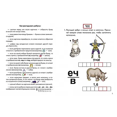 Ребусы по русскому языку. Буквосочетания рн, нщ, нч, чн, тк. Для детей 5-7 лет - фото 2