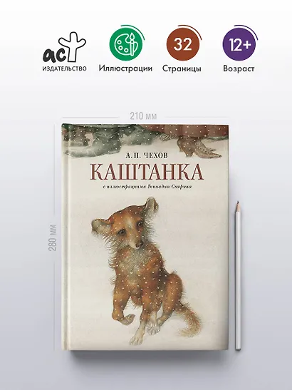 Каштанка с иллюстрациями Геннадия Спирина - фото 4
