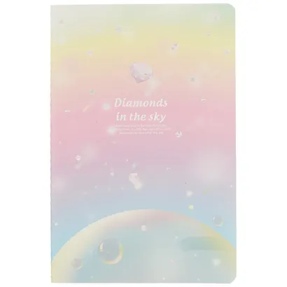 Тетрадь в клетку Languo, Diamonds in the sky, 40 листов, в ассортименте - фото 4