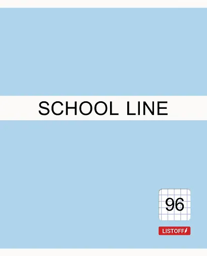 Тетрадь в клетку Listoff, Basic line, 96 листов, в ассортименте - фото 5
