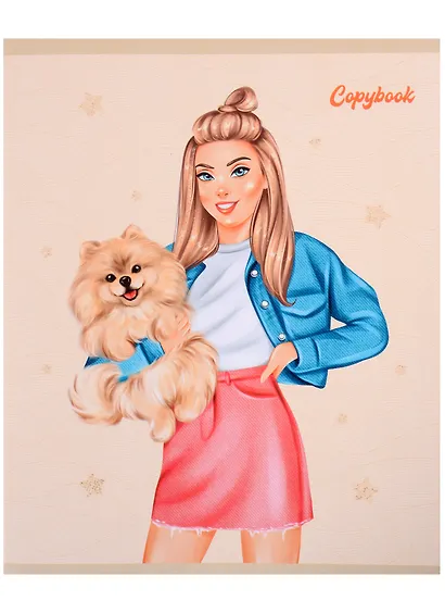 Тетрадь в клетку Listoff, "Лучшие друзья", 48 листов, в ассортименте - фото 4