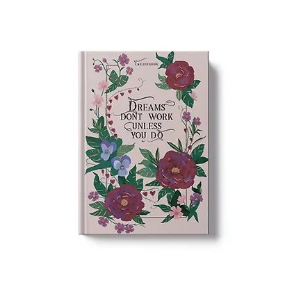 Записная книжка А6 96л кл. "VINTAGE. Dreams" 7Б, фактур.переплет, тисн. фольгой, офсет - фото 2