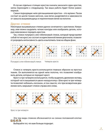 Любимые французские вышивальщицы. Загадочные кошки, вышитые крестом (оранжевый корешок) - фото 4