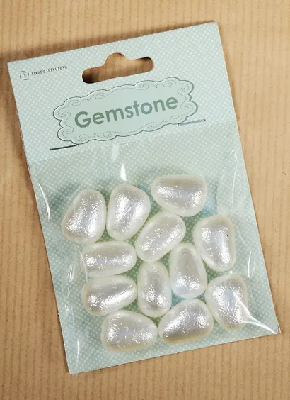 Набор для творчества Бусины 18,5*14мм 12шт пластик - фото 2