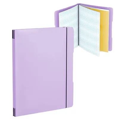 Тетрадь А4 96 листов, клетка, "DoubleBook. Лавандовый" - фото 1