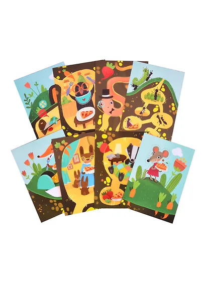 Набор обучающих карточек для детей "Про мышку Клаву" - фото 2