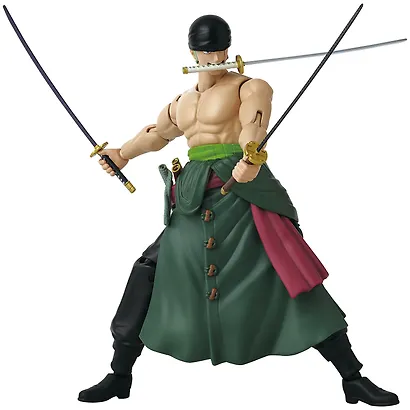 Экшн-фигурка Bandai Ван Пис Зоро Трехмечевой стиль (17см) (67778) - фото 10