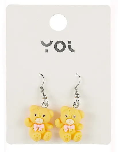 Серьги Yoi, "Мишки", 4 см - фото 4