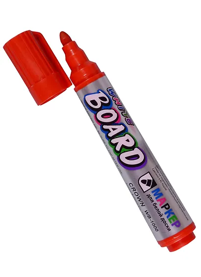 Маркер для досок Crown, Multi Board Comfort, красный 3 мм - фото 1