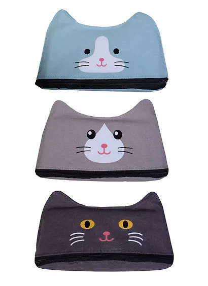 Косметичка на молнии Кошка (20х11) (ткань) (ПВХ бокс) - фото 6