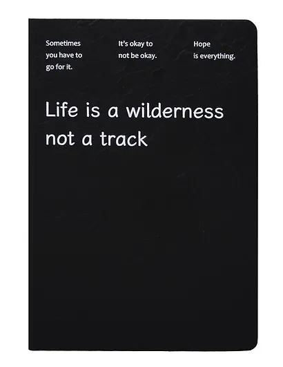 Книга для записей "Life is a wilderness" А5, 80 листов в клетку, в ассортименте, Schiller - фото 6