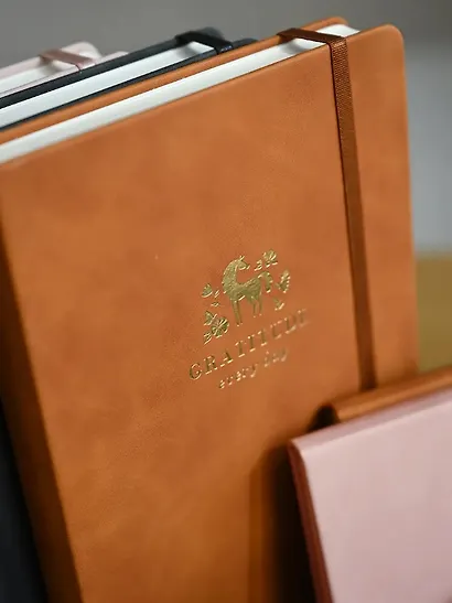 Ежедневник дат. 2026г. А5 176л 140x200 мм "Grace" светло-коричневый, иск.кожа, тв.переплет, тисн.фольгой, резинка, скругл.углы - фото 10