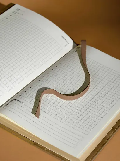 Ежедневник недат. А5+ 160л "Фланстер" бежевый, мягк.переплёт, иск.кожа, ляссе, подар.карт.коробка с ПВХ-крышкой - фото 11