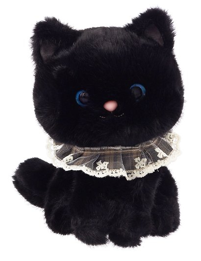 Мягкая игрушка Котик с воротником (черный) (23см) (12-81223-202604_09) - фото 1