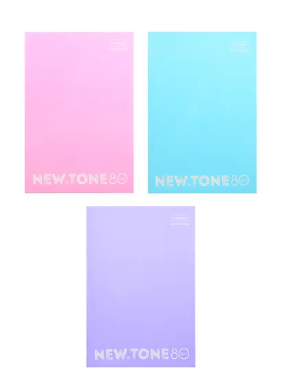 Тетрадь в клетку Hatber, NEWtone Pastel, А4, 80 листов, в ассортименте - фото 3