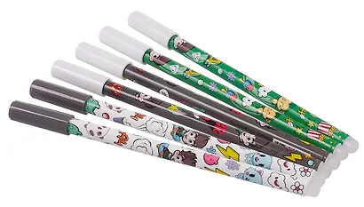 Ручки гелевые пиши-стирай синие 6 штук "Влад А4" 0,6 мм, в ассортименте - фото 3