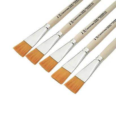 Кисть синтетика плоская №20, Артком - фото 4