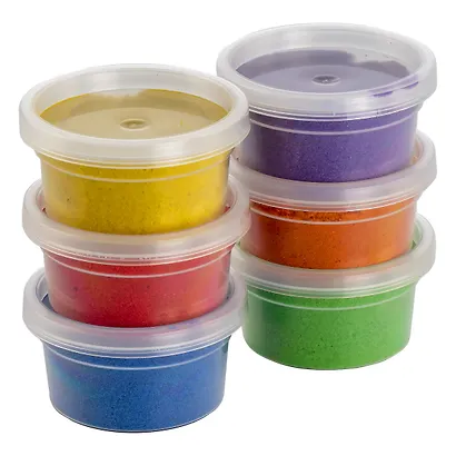 Набор для творчества Домашняя песочница "Радужный песок" 6 цветов по 80 гр - фото 3
