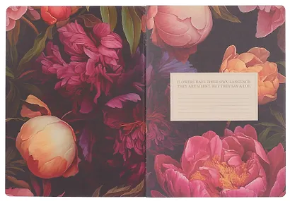 Тетрадь 194*266, 40 листов в клетку "Blossom" коричневый, сшивка - фото 3