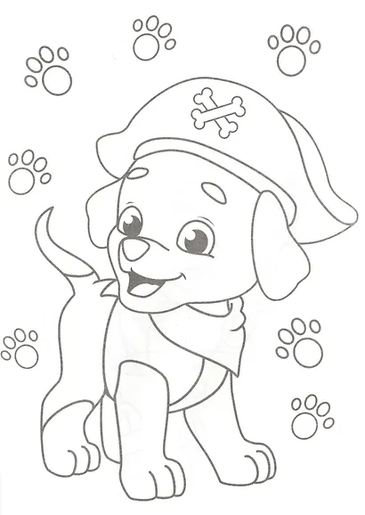 РАСКРАСКА А4 эконом. ЗАБАВНЫЕ ЩЕНКИ - фото 3