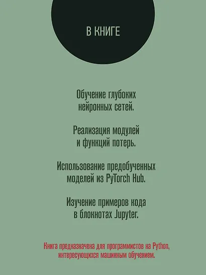 PyTorch. Освещая глубокое обучение - фото 4