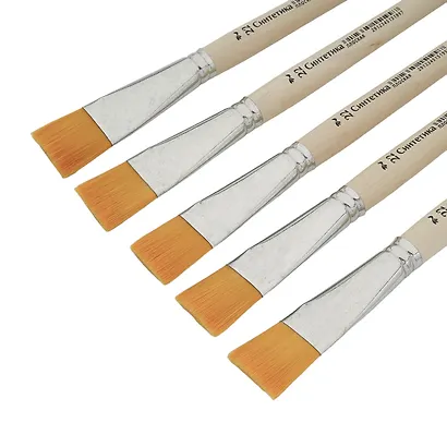 Кисть синтетика плоская №22, Артком - фото 3