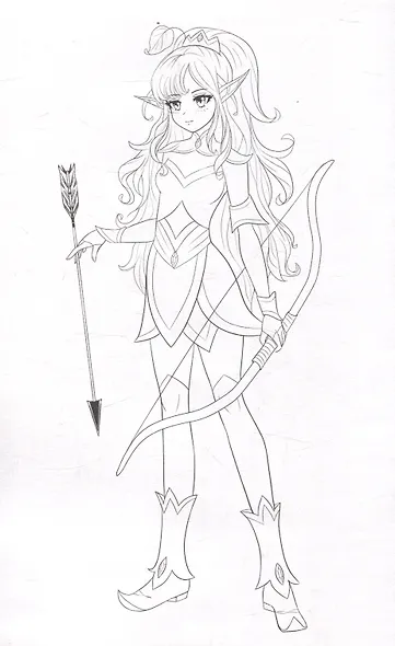 АНИМЕ-РАСКРАСКА. ВОЛШЕБНОЕ АНИМЕ - фото 5