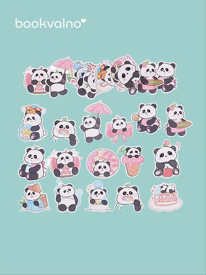 Набор стикеров Панда 1 - фото 2