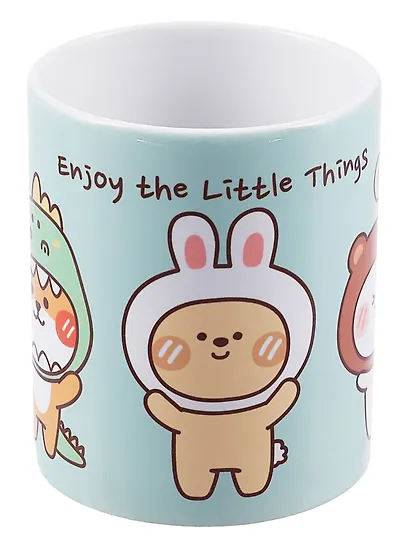 Кружка Kawaii Зверюшки (керамика) (330мл) - фото 3