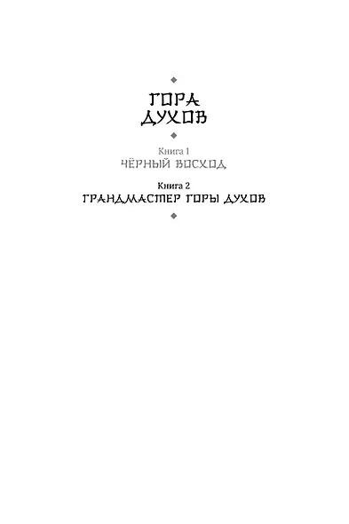 Гора духов. Книга 2. Грандмастер Горы духов - фото 2