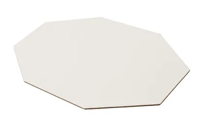 Холст на картоне 20*30 "Студия", восьмиугольный, 100% хлопок, 280г/м2, мелкое зерно - фото 2