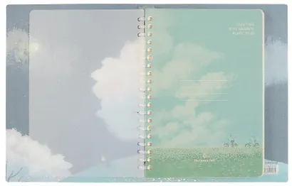 Тетрадь на кольцах в клетку Greenwich Line, Beautiful place, 80 листов - фото 3