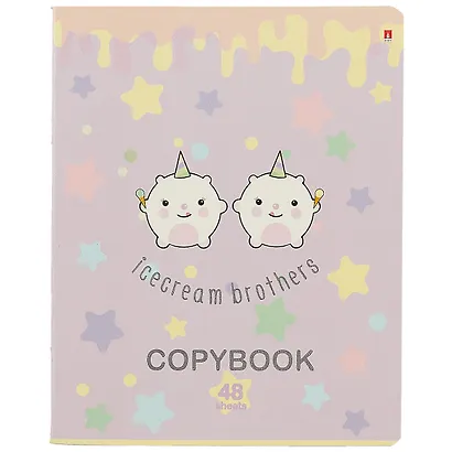 Тетрадь в клетку Альт, "Мороженки", 48 листов, в ассортименте - фото 6