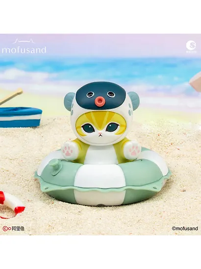 Коллекционная фигурка Mofusand Swimming Ring Series 1 штука blind box MF-250620 - фото 8