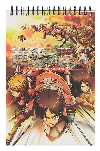 Атака Титанов. Творческий блокнот cо стикерами A5. Кадетский корпус - фото 1