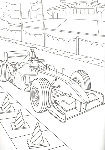 РАСКРАСКА А4 эконом. В ГОРОДЕ МАШИН - фото 5